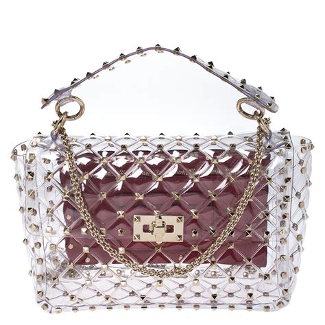 valentino clear bag dupe|authentic valentino bag.